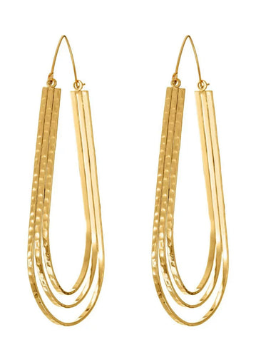 Golden - Drop Earrings